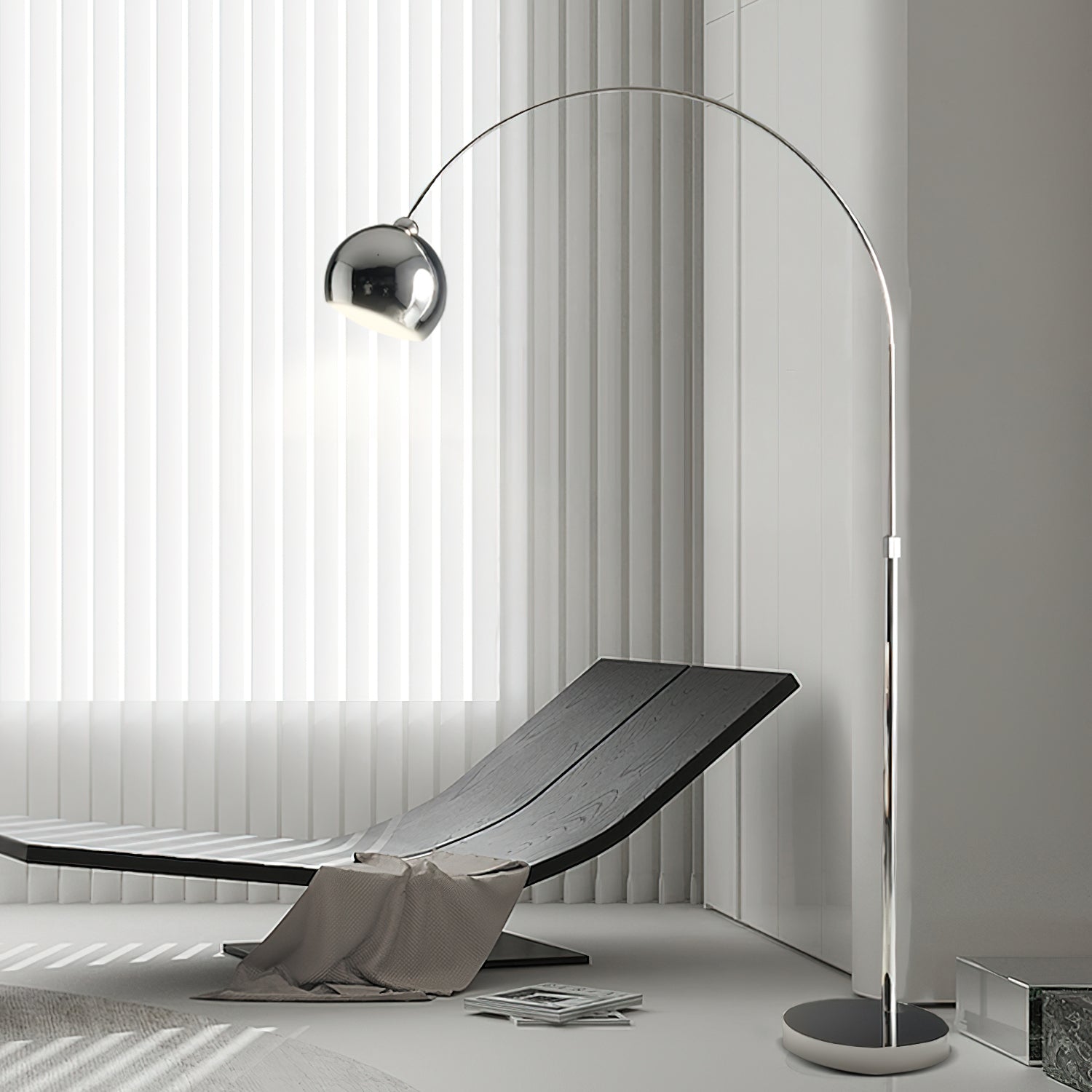 Opal Minimalist Floor Lamp