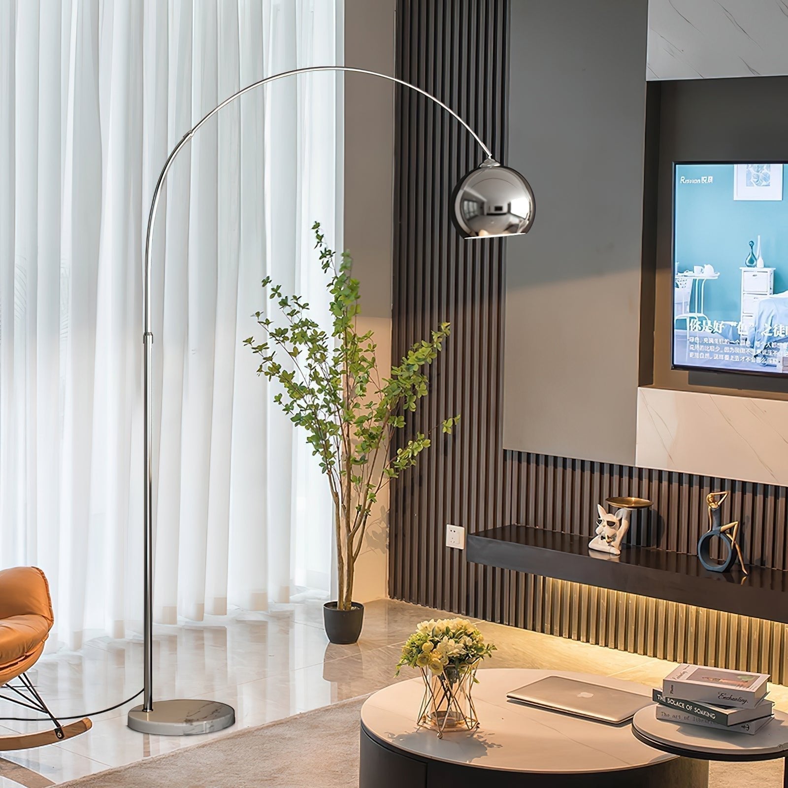 Opal Minimalist Floor Lamp