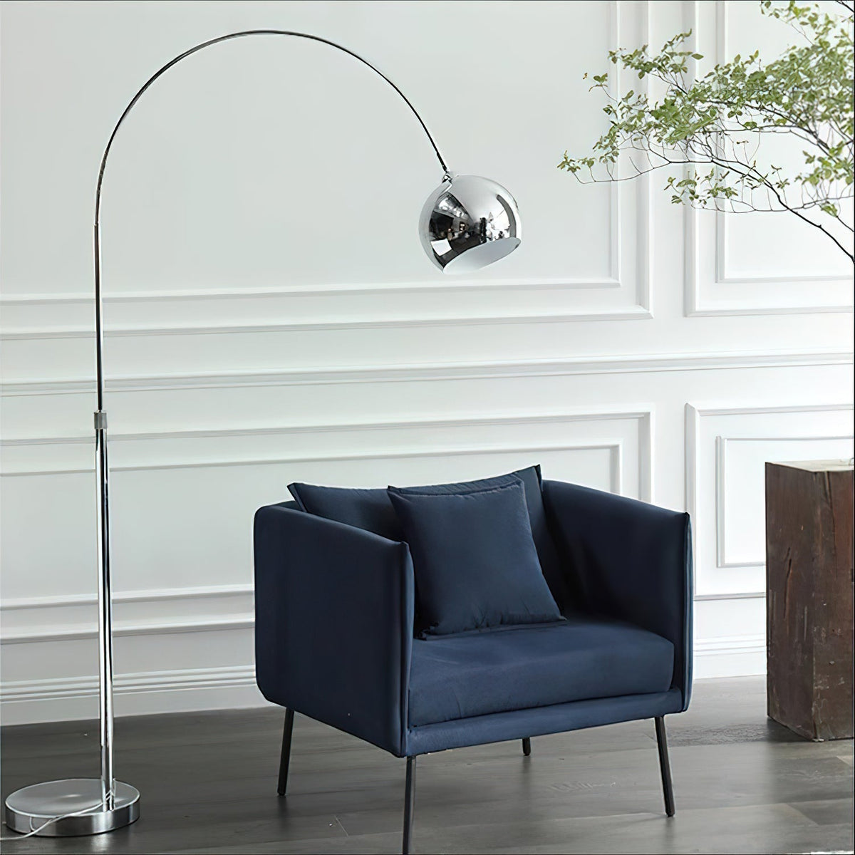 Opal Minimalist Floor Lamp