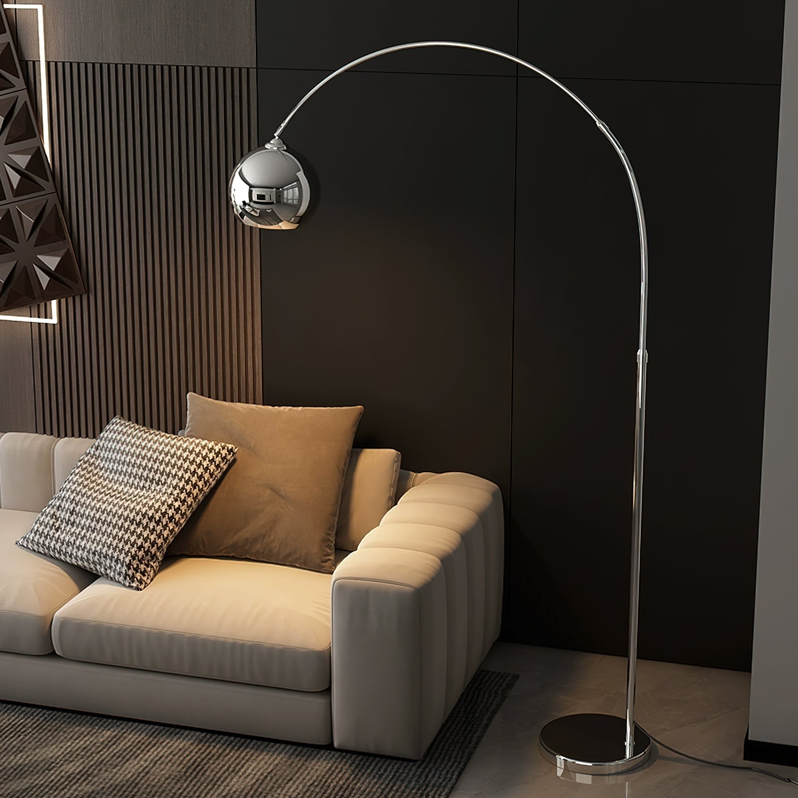 Opal Minimalist Floor Lamp