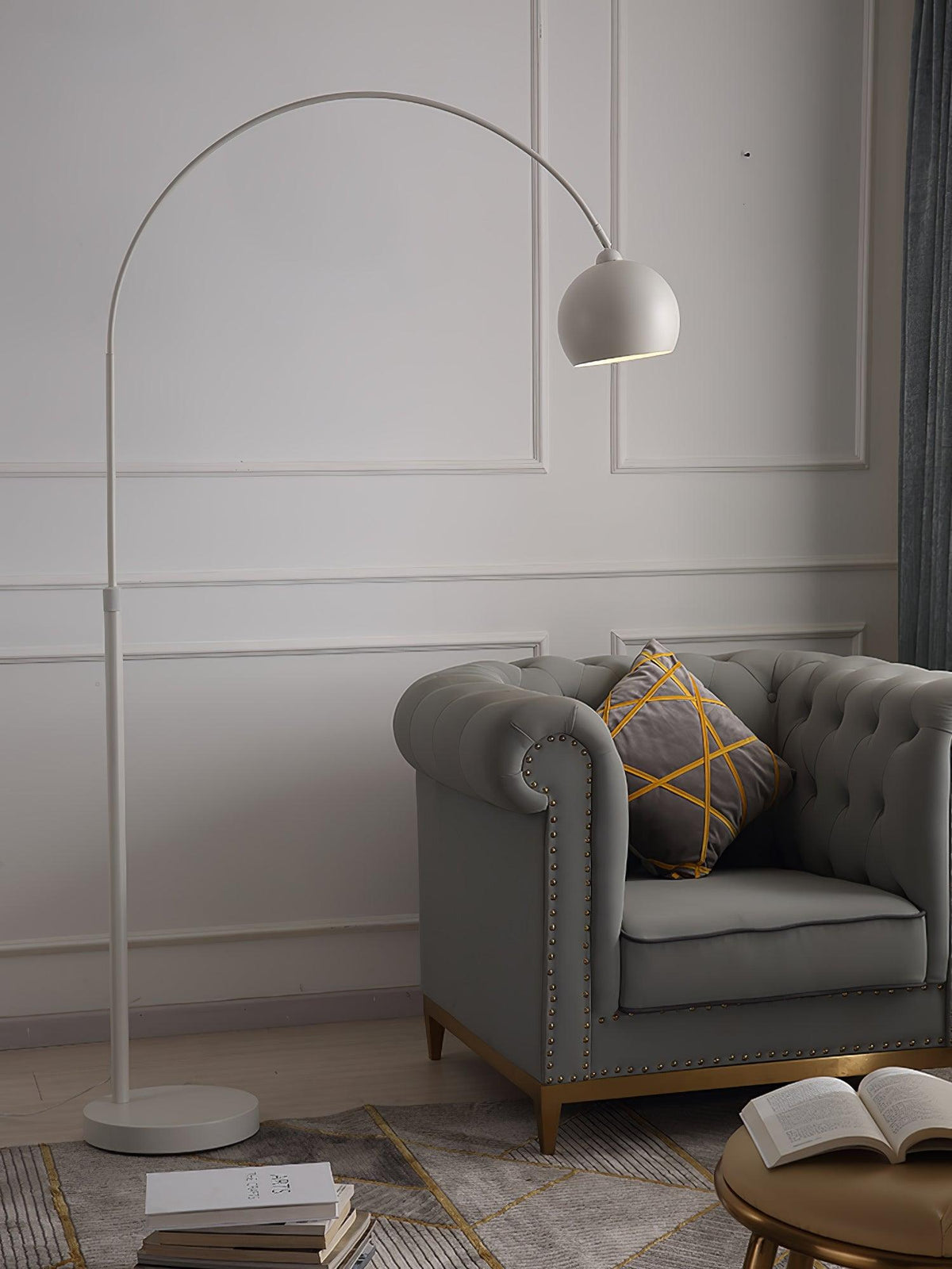 Opal Minimalist Floor Lamp