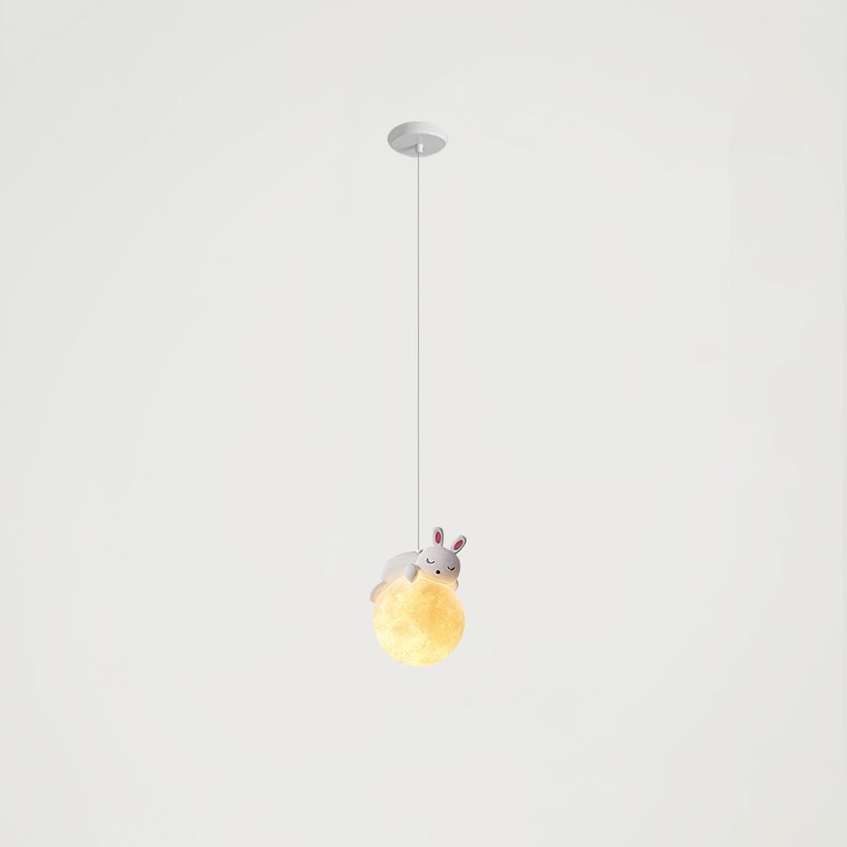 Velisise Pendant Lamp Bear Moon for Children's Room