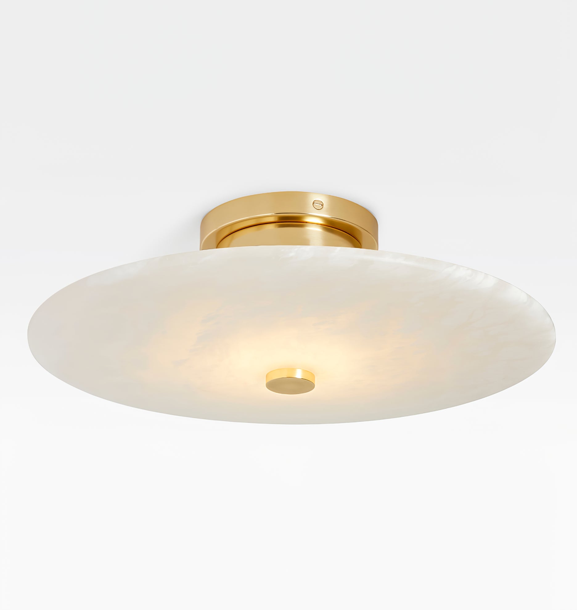 Clio Alabaster Flush Mount Ceiling Light