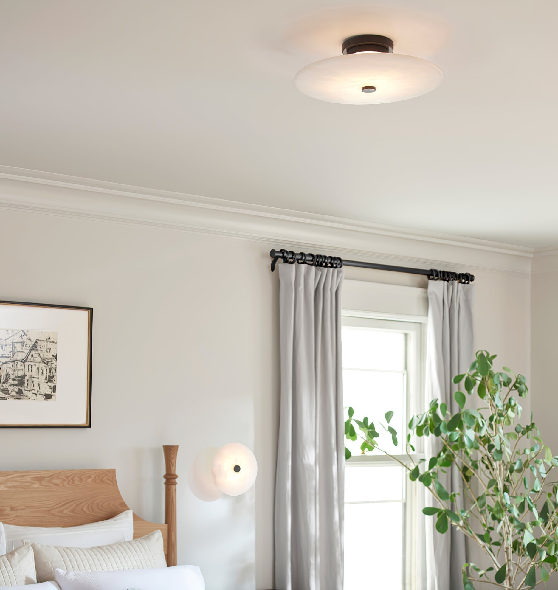 Julian Alabaster Ceiling Light