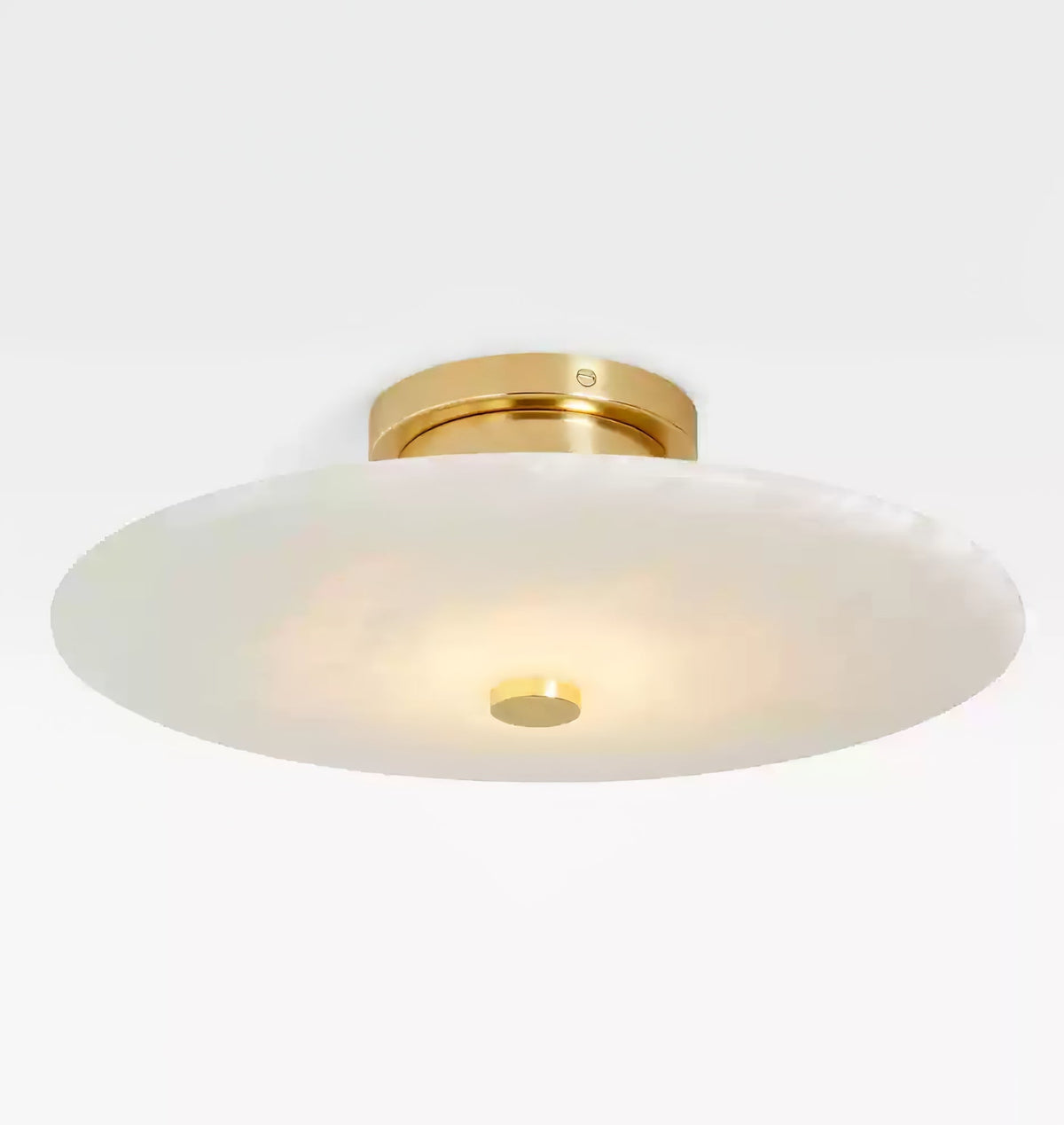 Clio Alabaster Flush Mount Ceiling Light