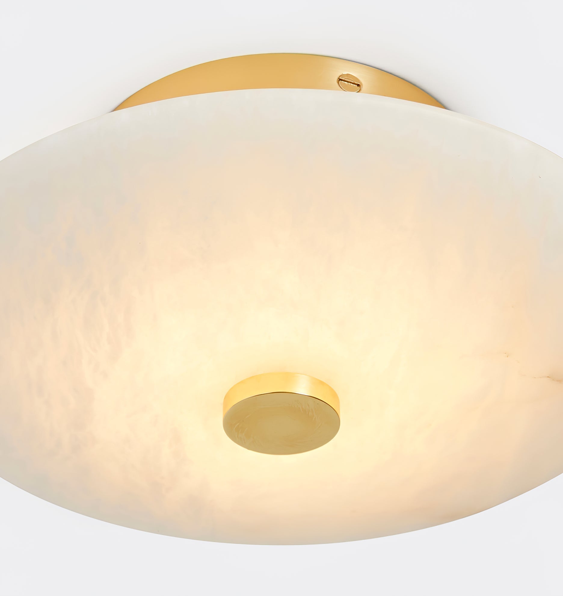Clio Alabaster Flush Mount Ceiling Light