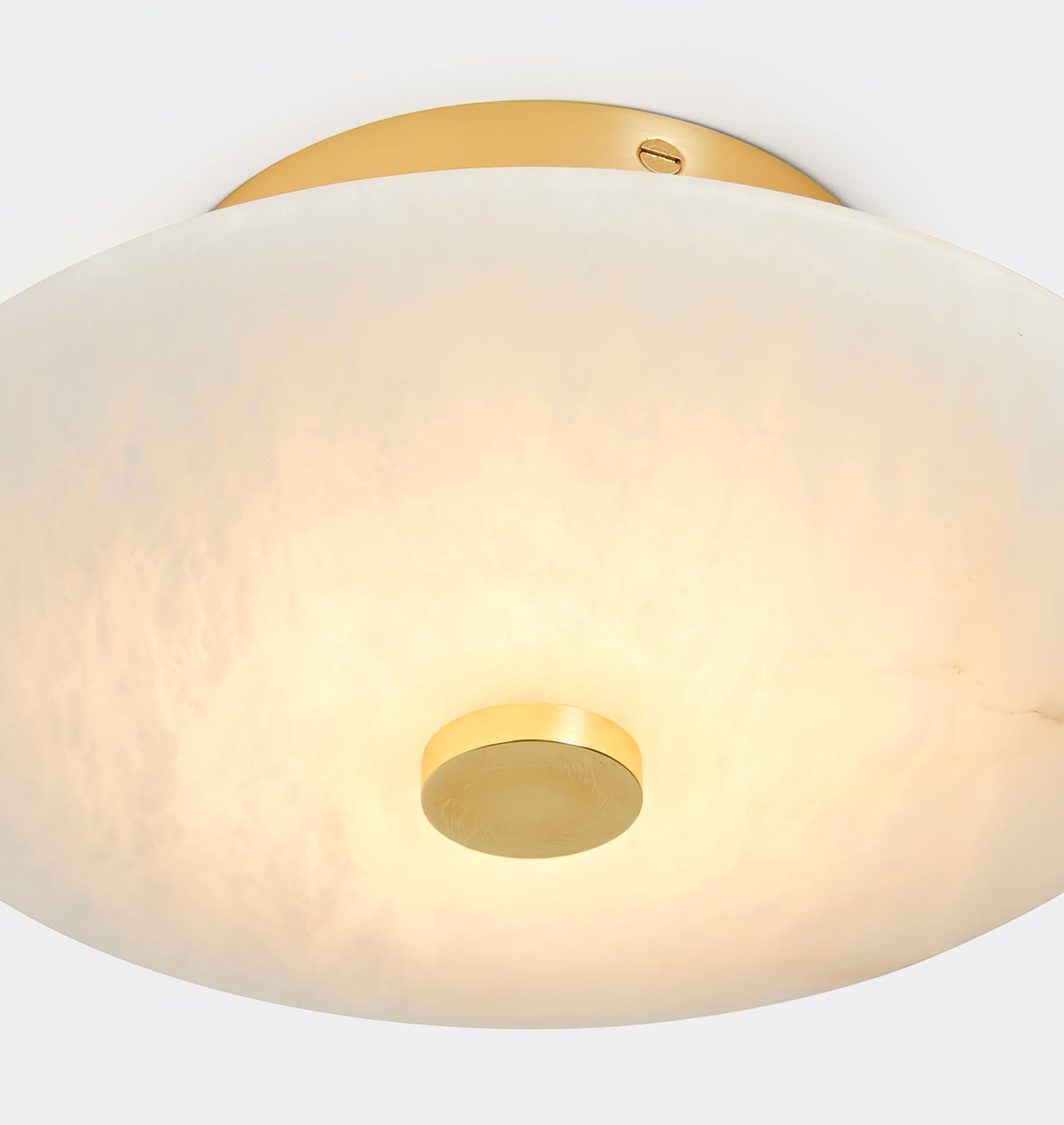 Ines Eterna Modern White Alabaster Wall Lamp