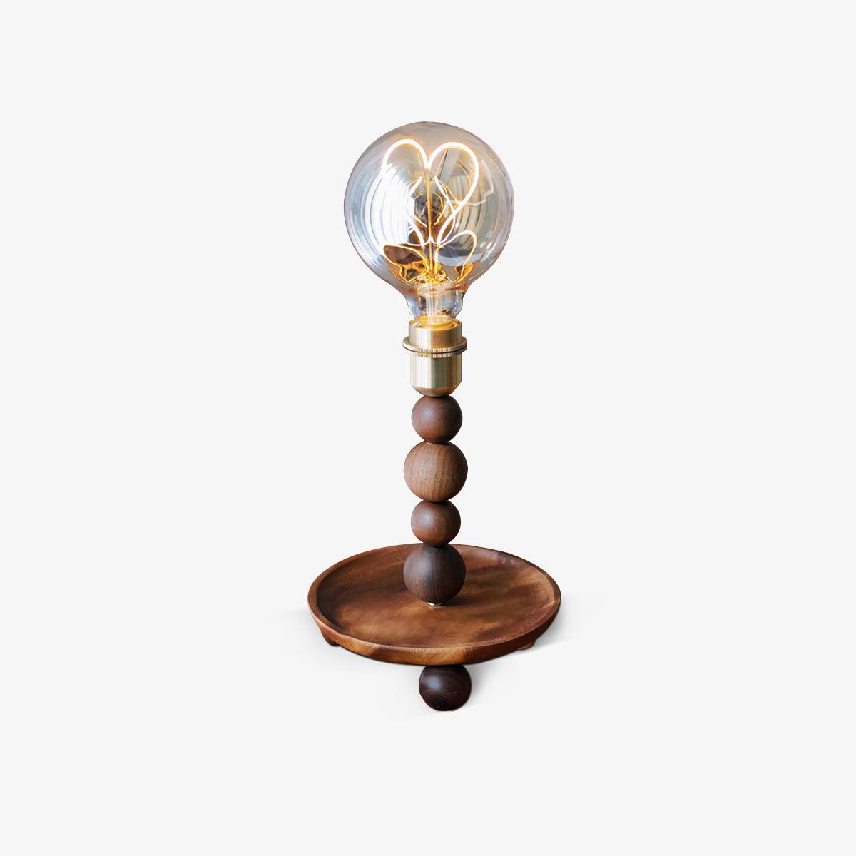 Idoryre Wooden Bead Table Lamp