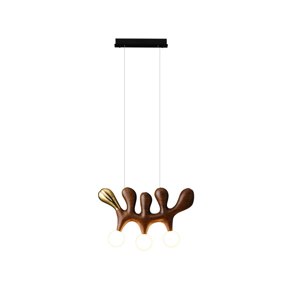 Sprout Contemporary Wood Pendant Lamp
