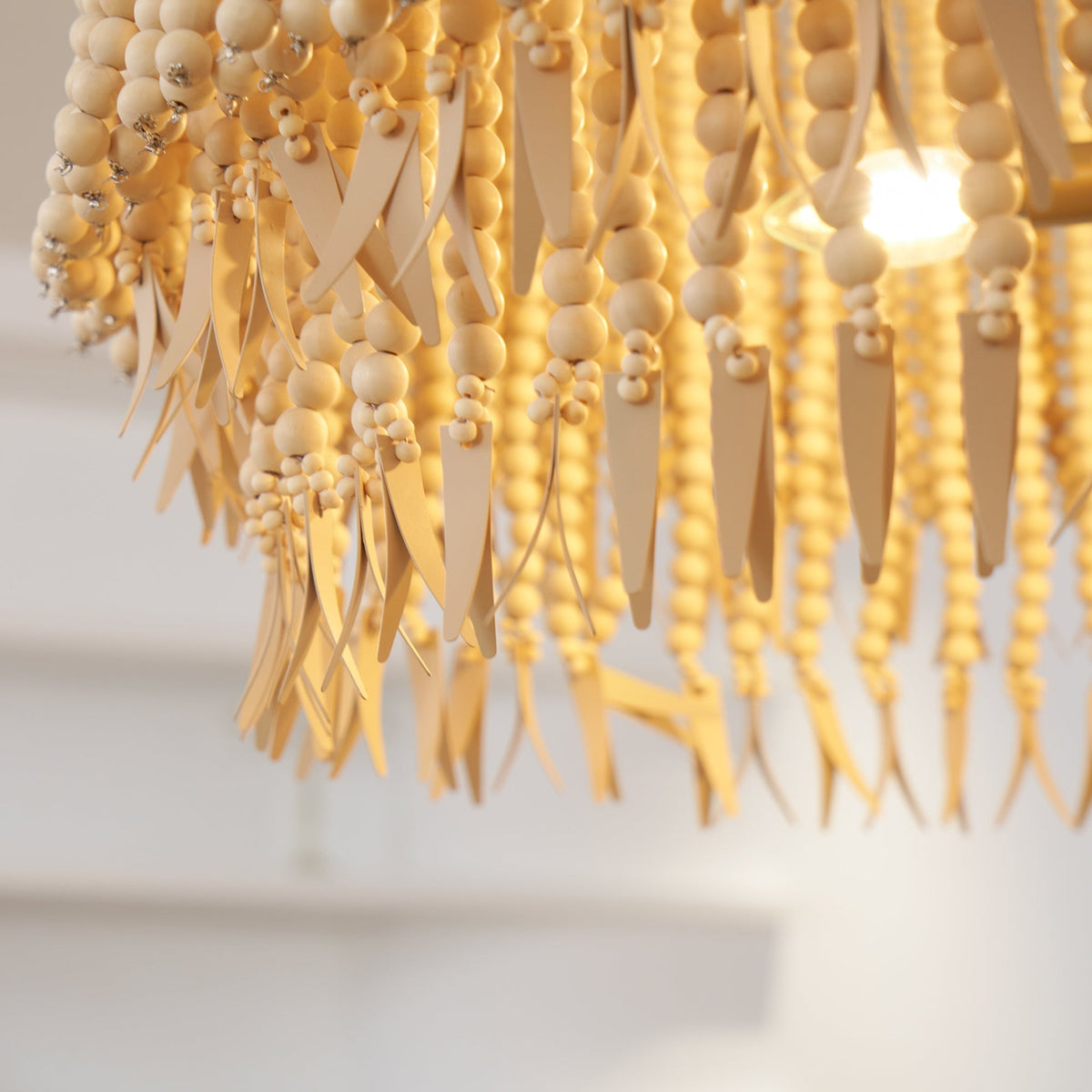 Yara Chandelier Wood and Coconut beads