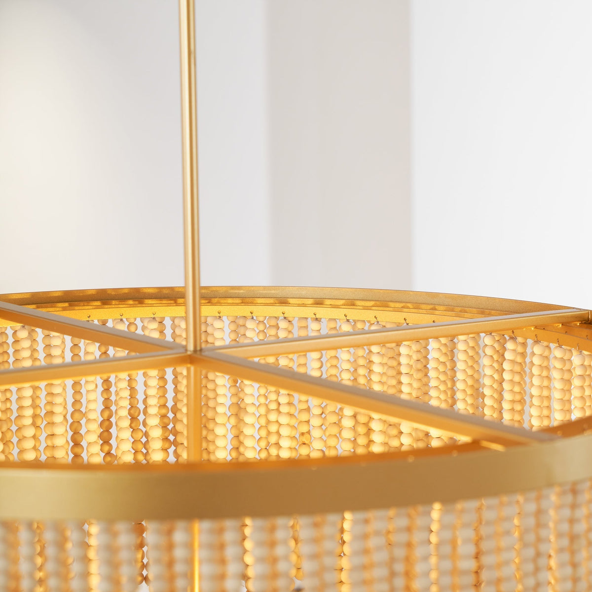 Yara Chandelier Wood and Coconut beads