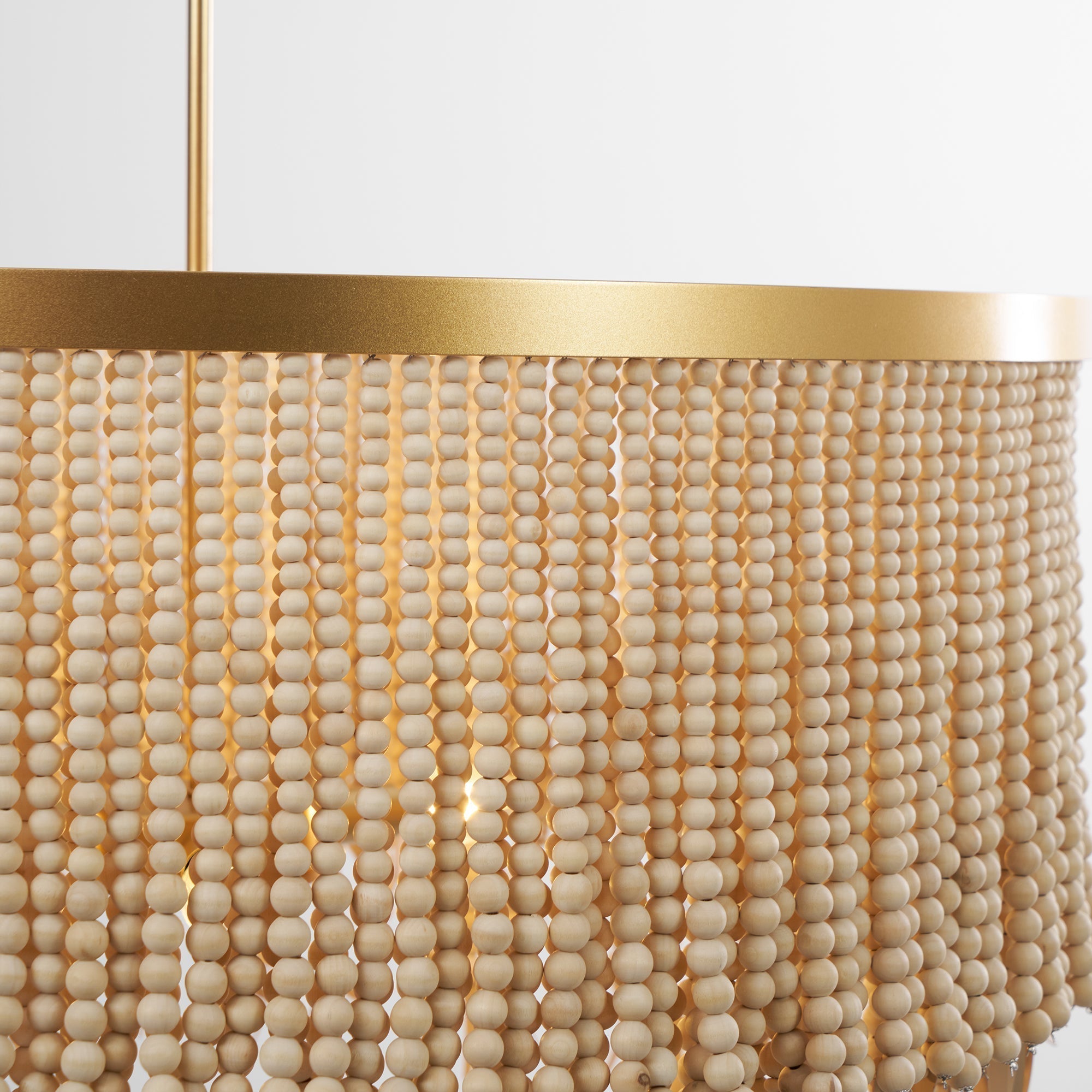 Yara Chandelier Wood and Coconut beads