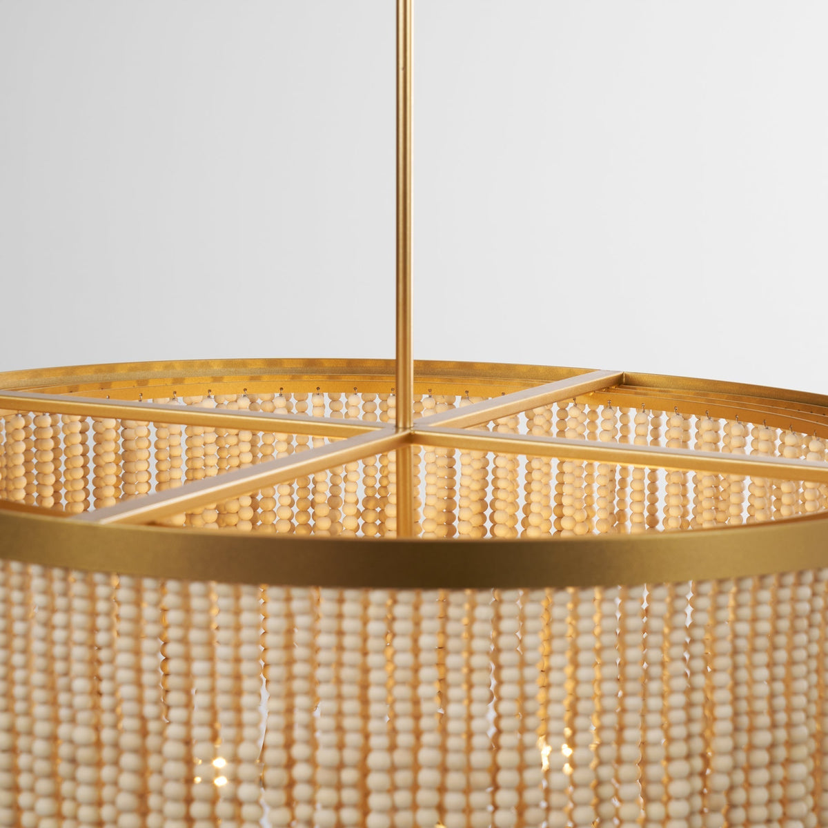 Yara Chandelier Wood and Coconut beads