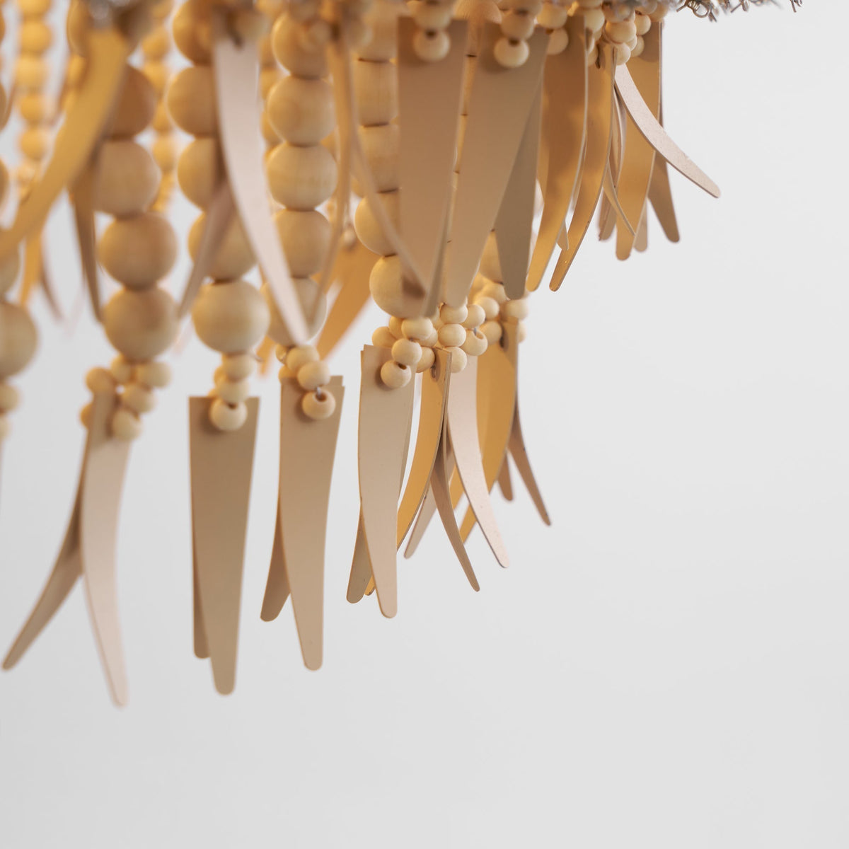 Yara Chandelier Wood and Coconut beads