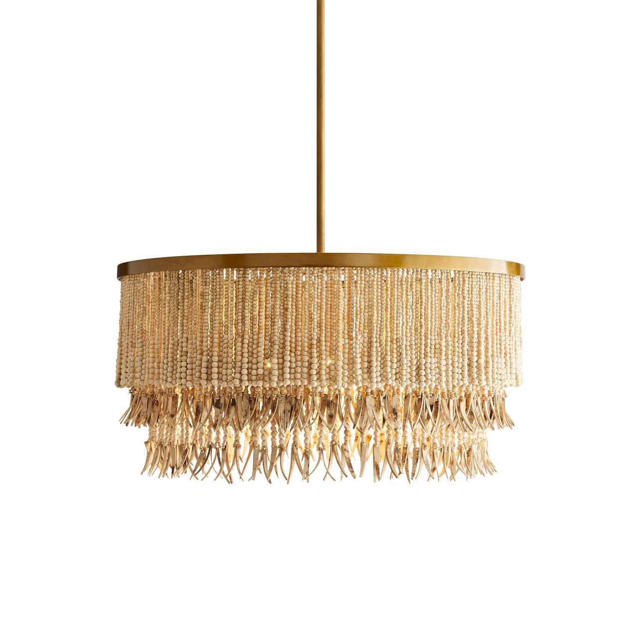 Yara Chandelier Wood and Coconut beads
