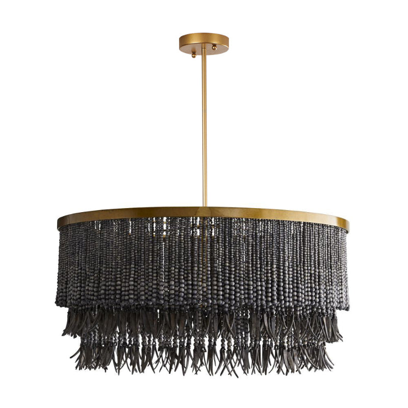 Yara Chandelier Wood and Coconut beads