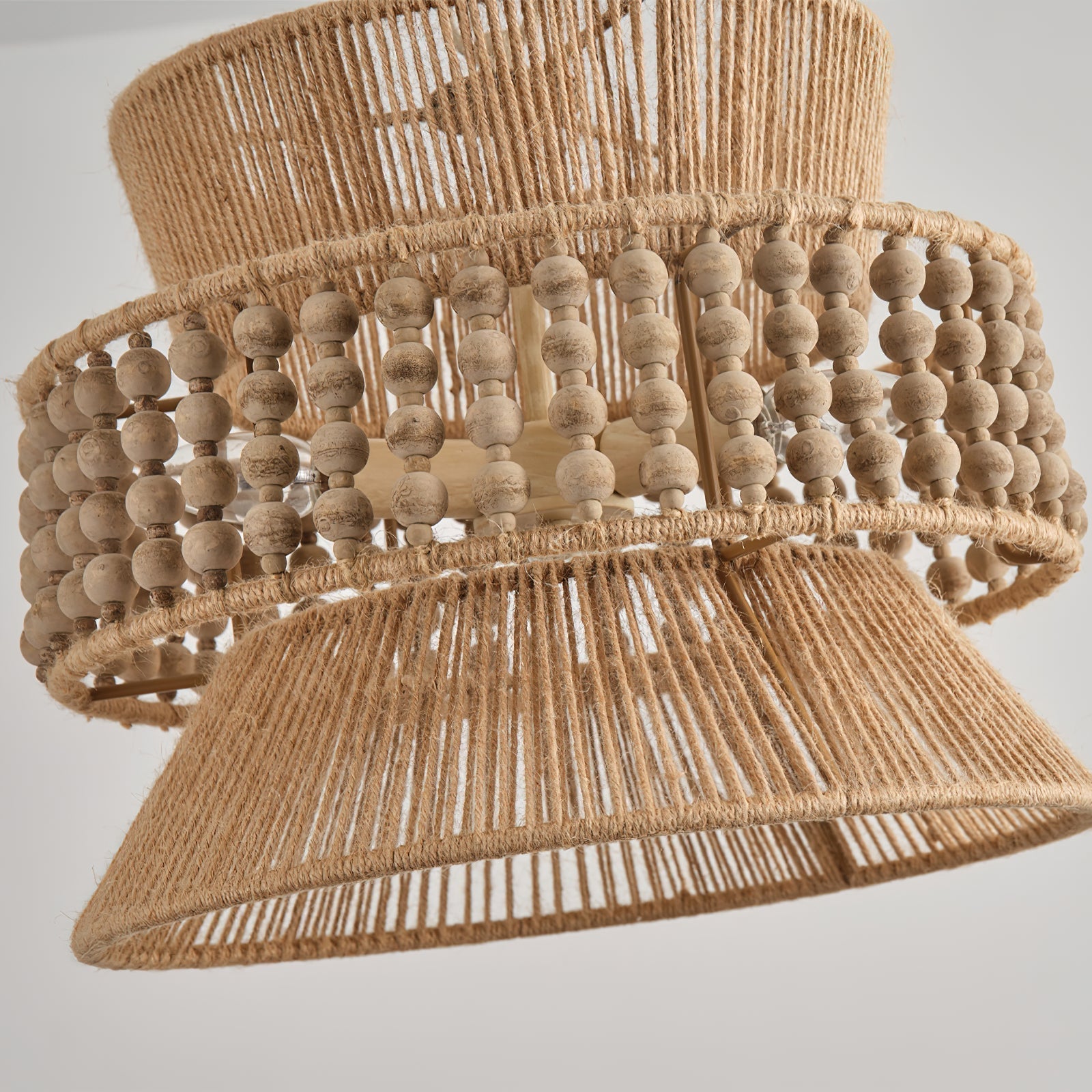 Kvennuvyi Natural Antigua Brown Metal Pendant Lamp