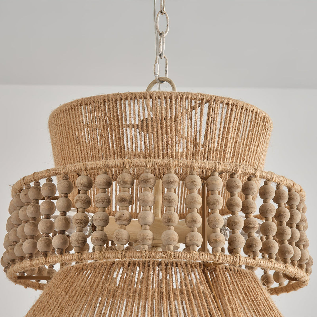 Kvennuvyi Natural Antigua Brown Metal Pendant Lamp