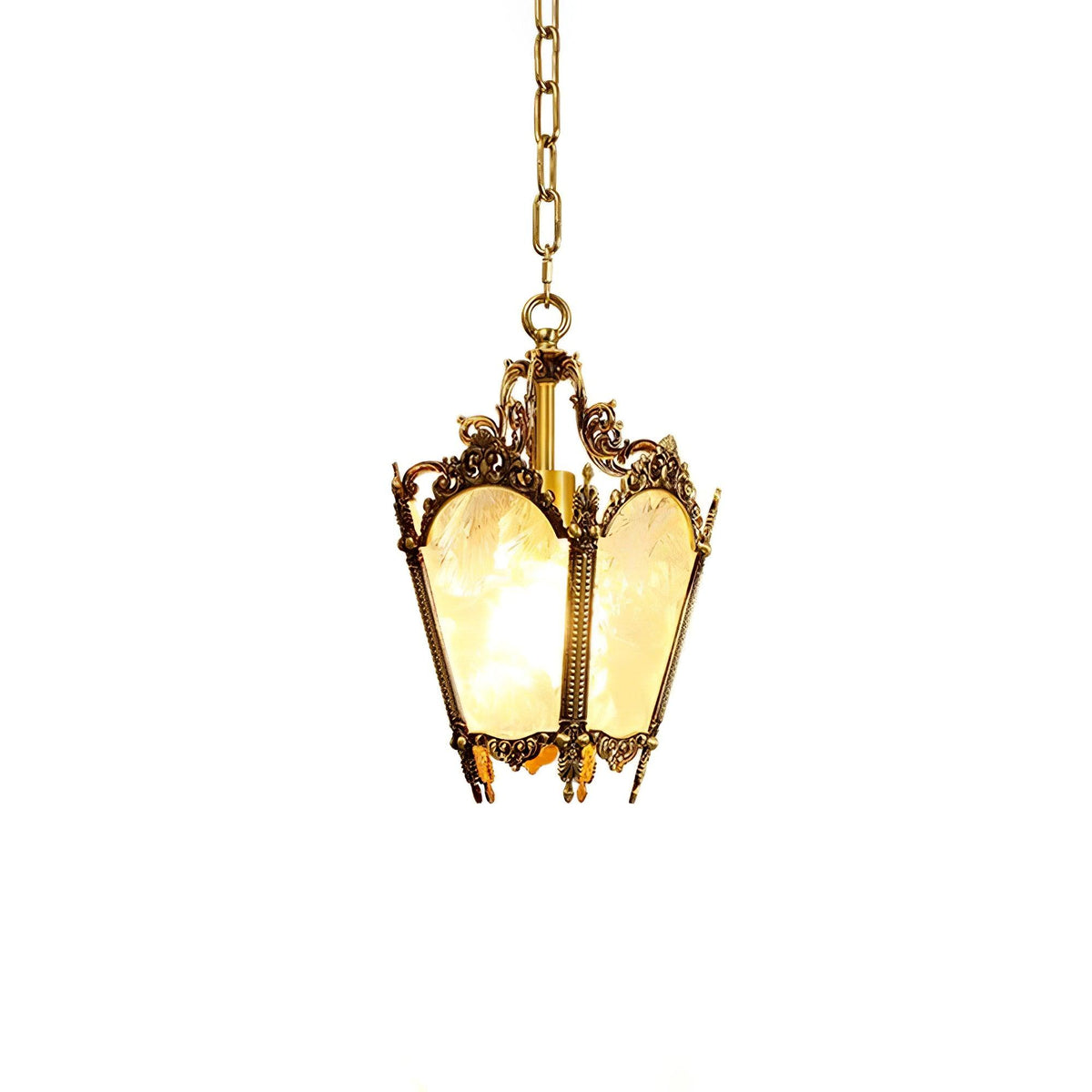 Auririelle Pendant Lamp Brass Empire Antique Elegant