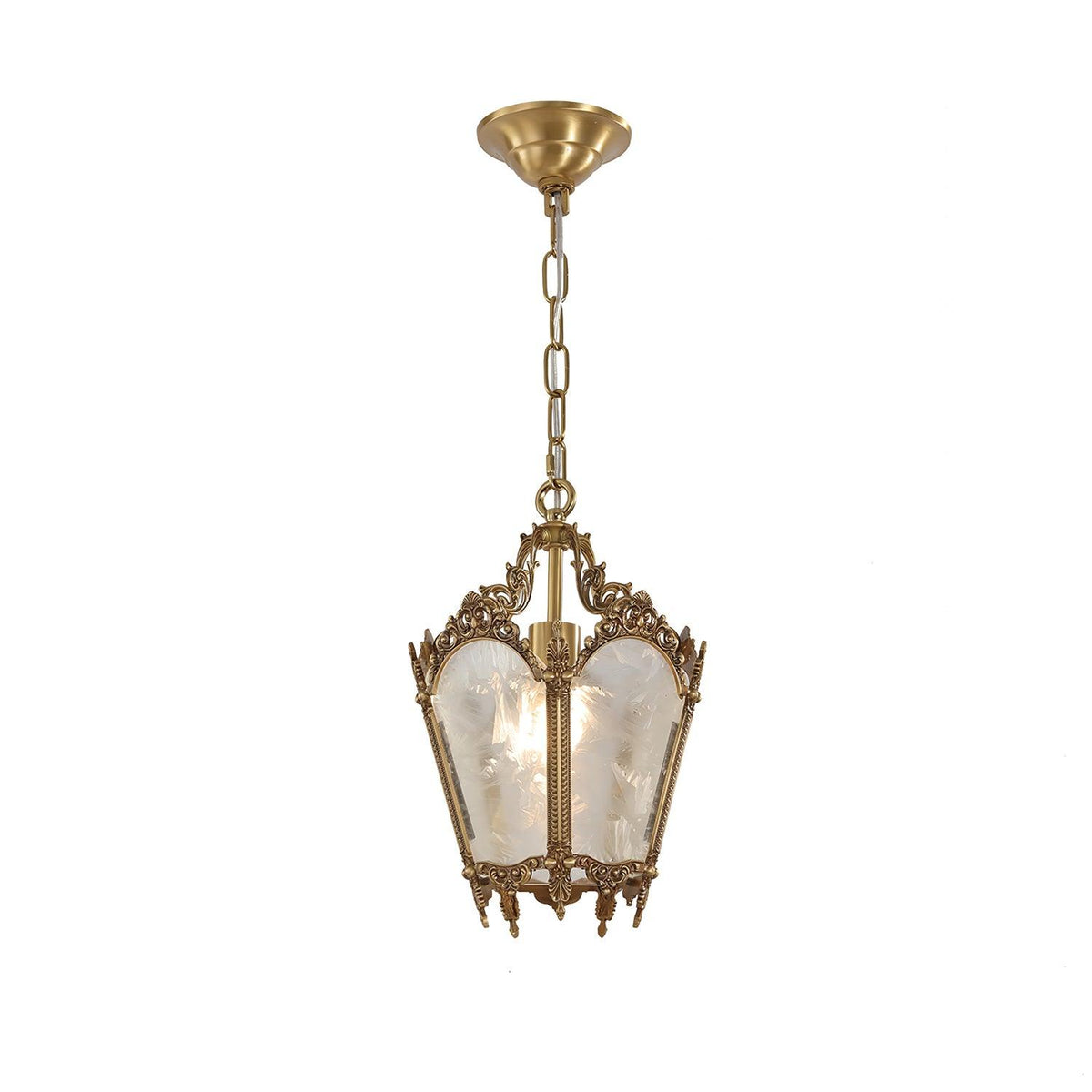 Auririelle Pendant Lamp Brass Empire Antique Elegant