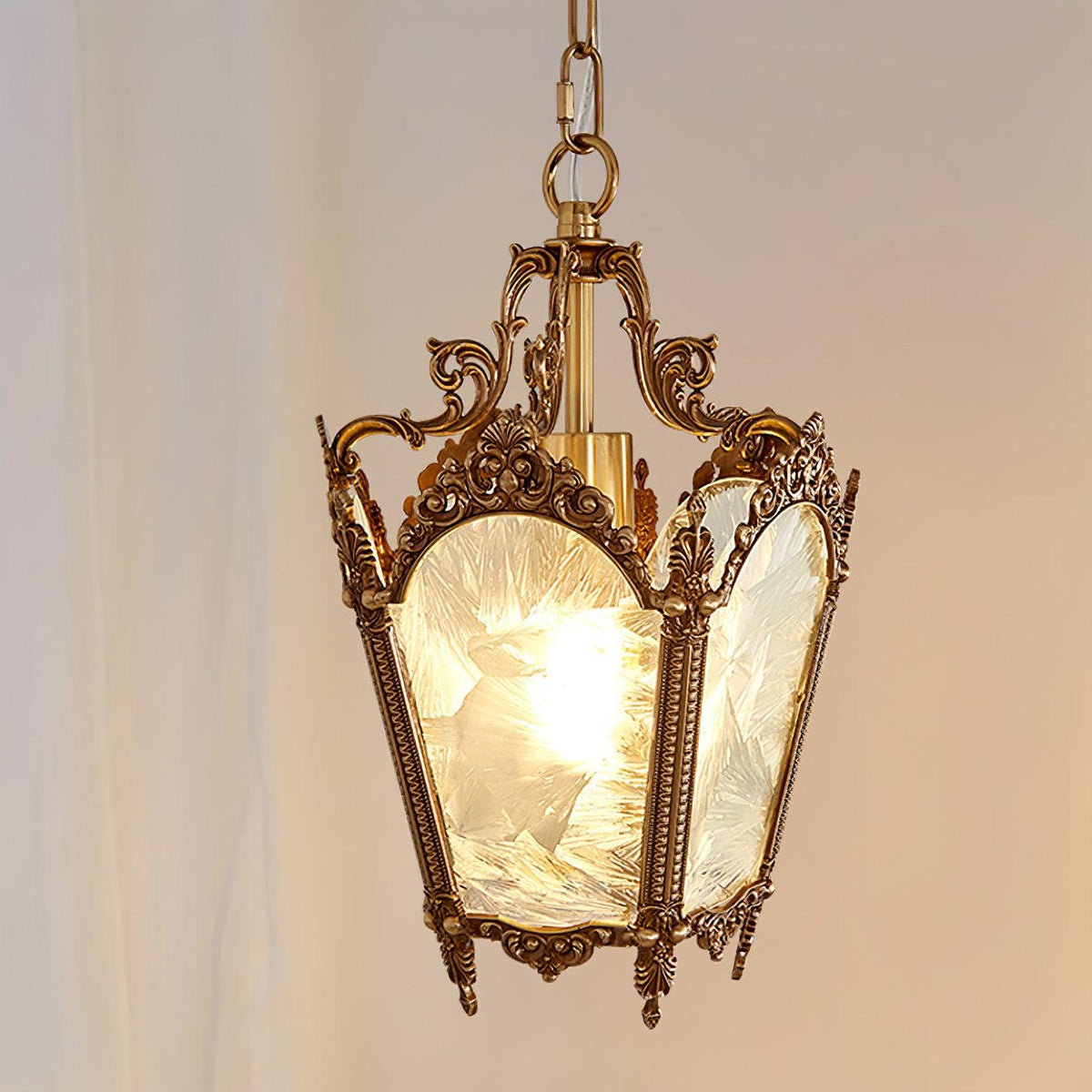 Auririelle Pendant Lamp Brass Empire Antique Elegant