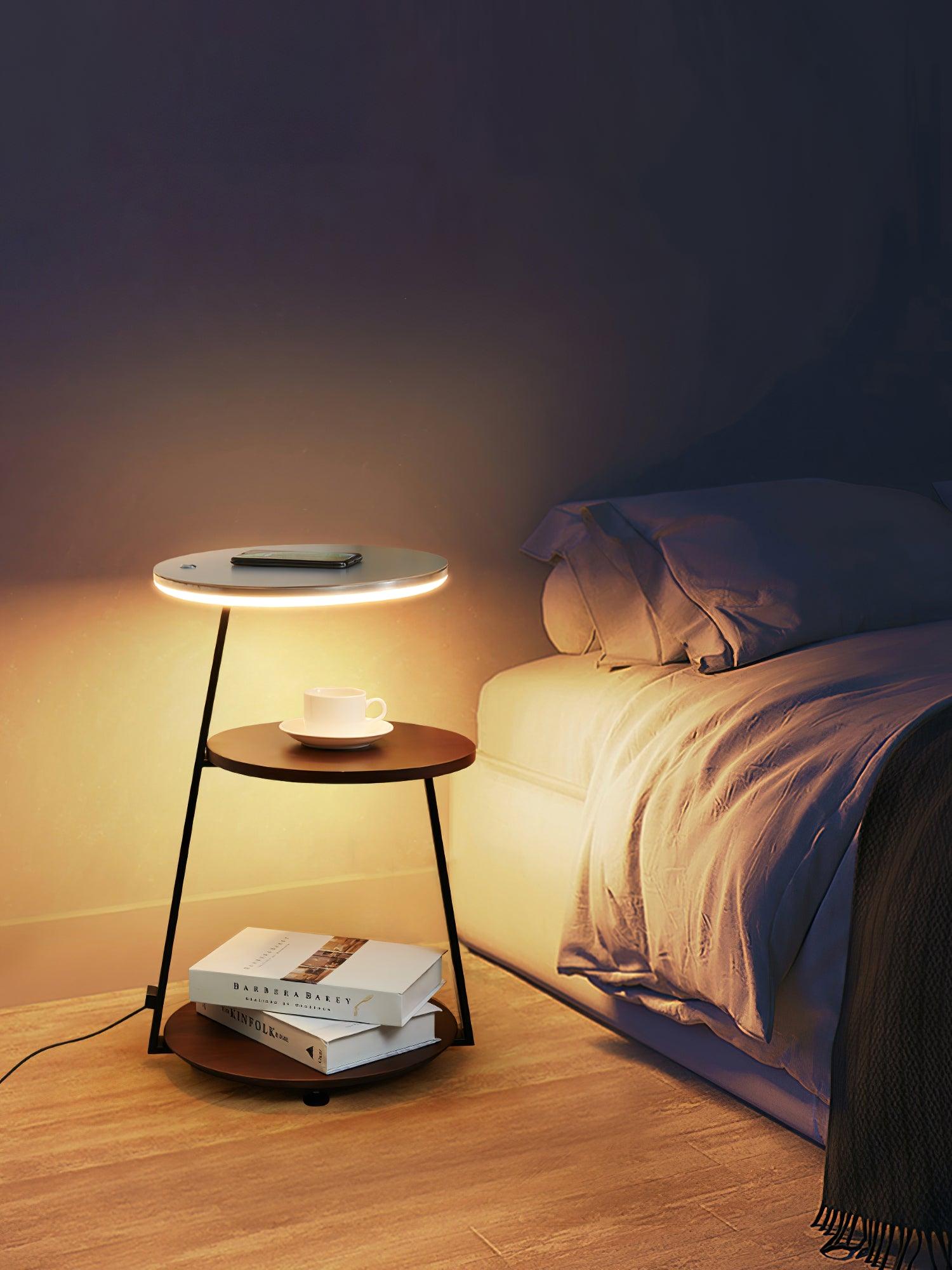 Mard Wood Contemporary Floor Lamp