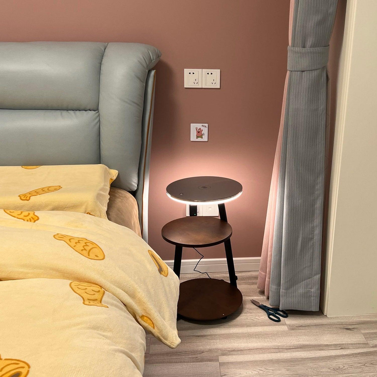 Mard Wood Contemporary Floor Lamp