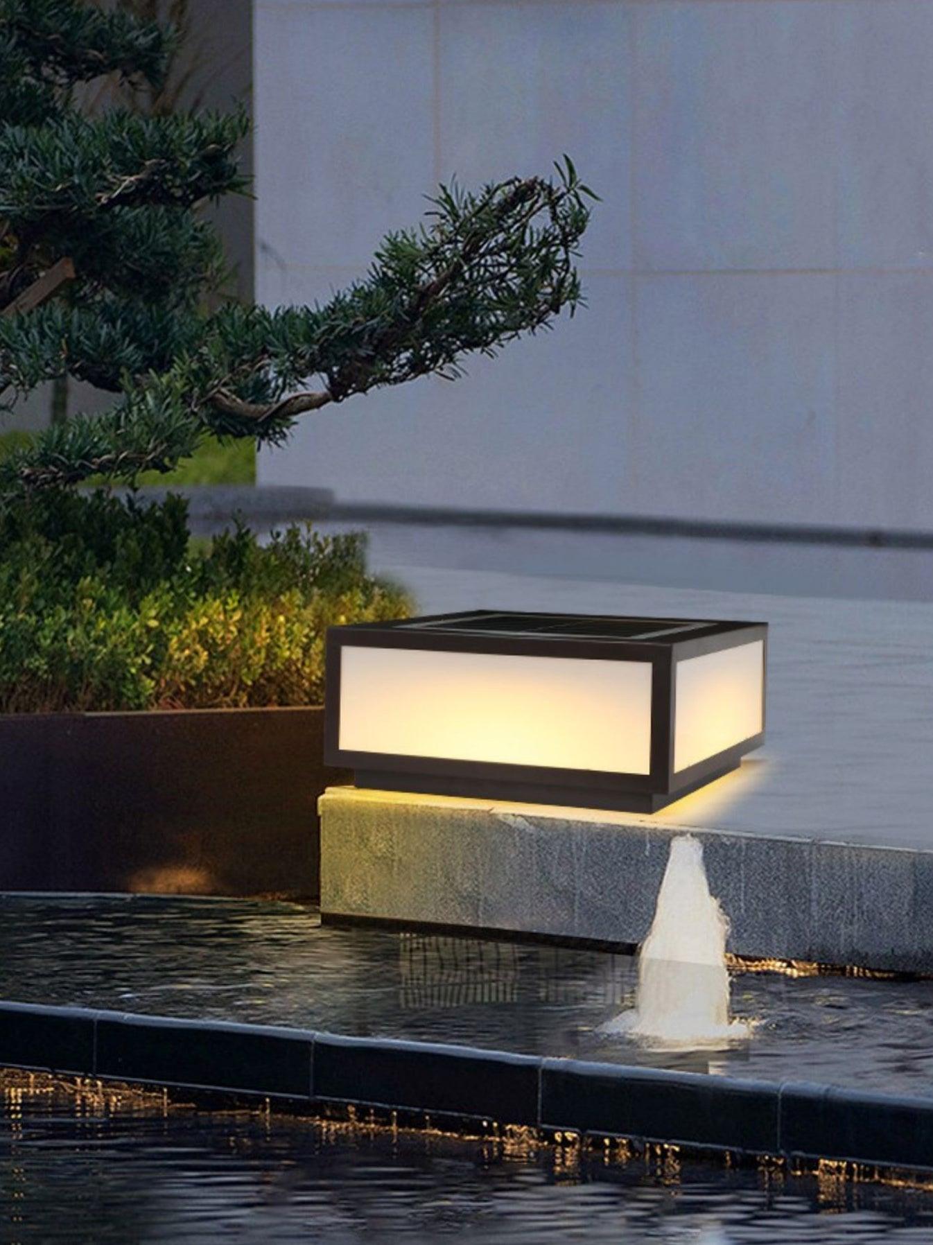 Kavi Steel Contemporary Table Lamp