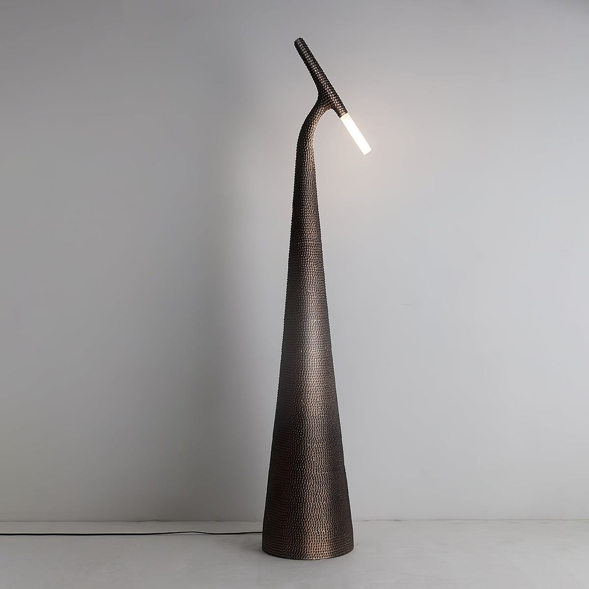 Sysolyra Textured Resin Floor Lamp