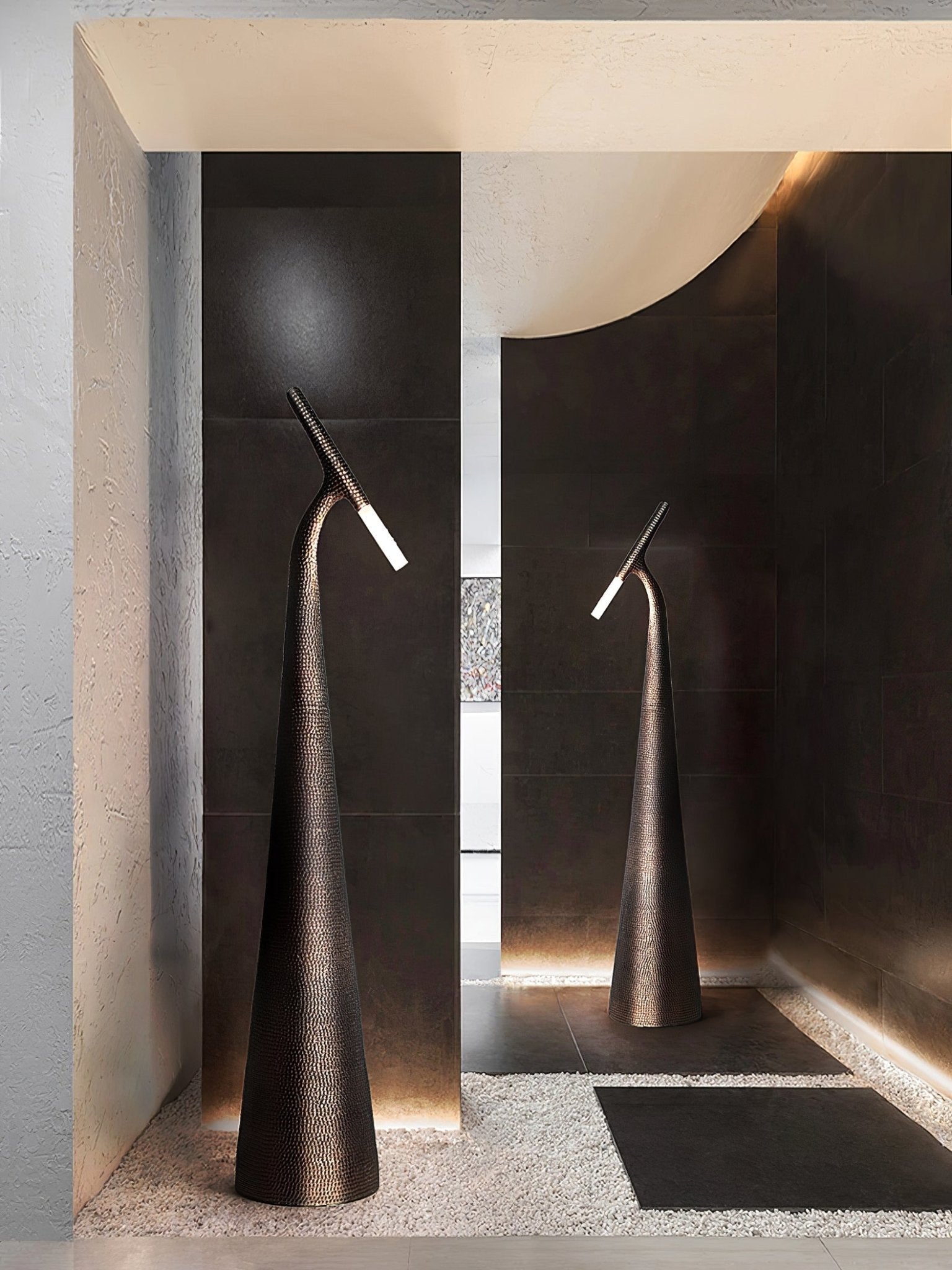 Sysolyra Textured Resin Floor Lamp