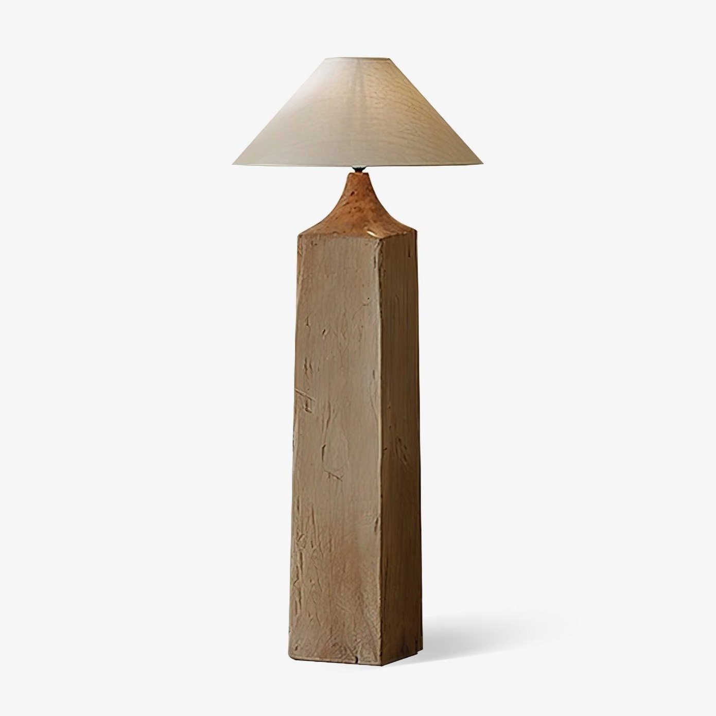 Rustica Timber Column Floor Lamp