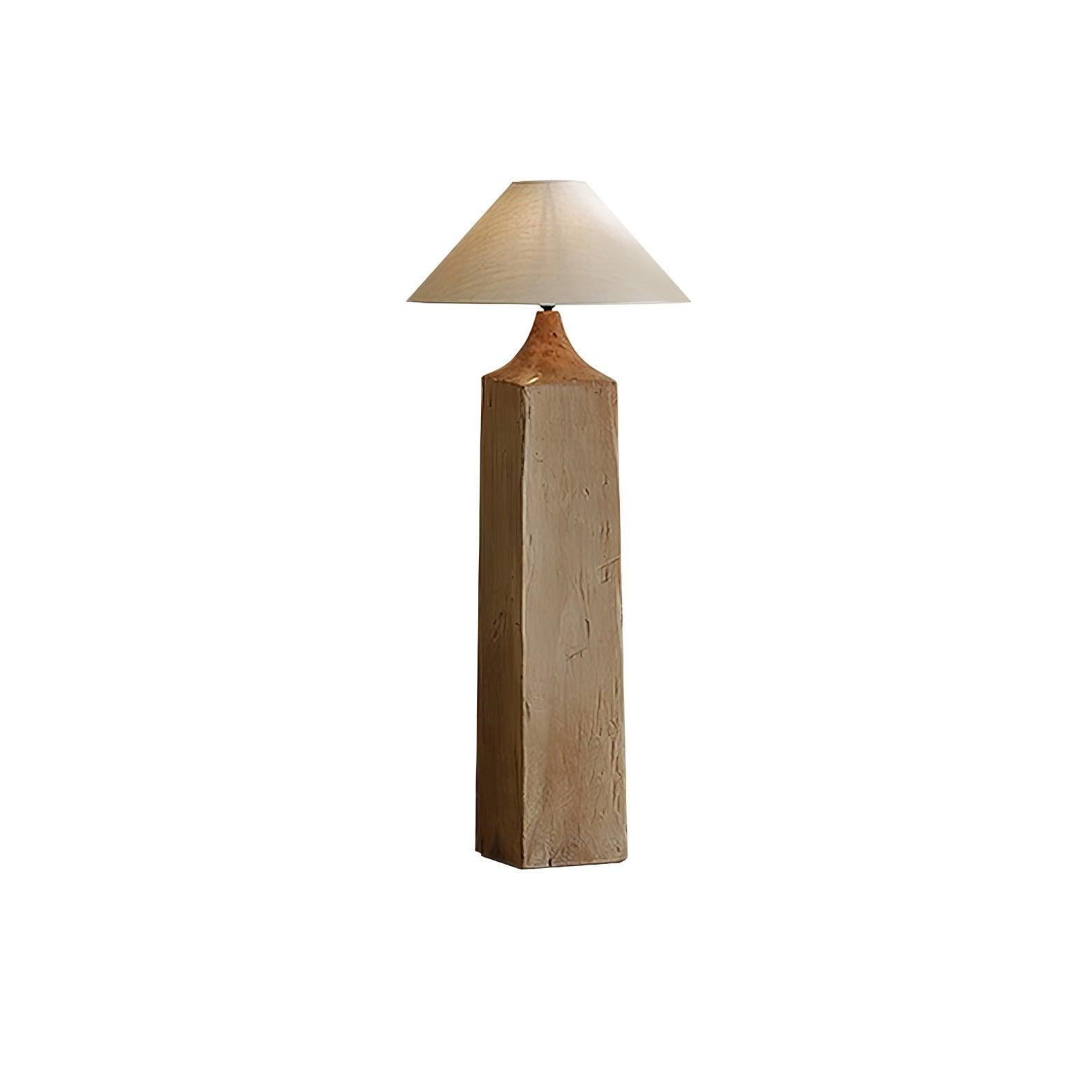 Rustica Timber Column Floor Lamp