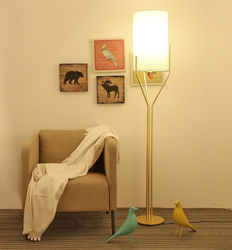 Aureina Glam Brass Floor Lamp