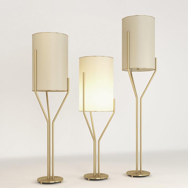 Aureina Glam Brass Floor Lamp