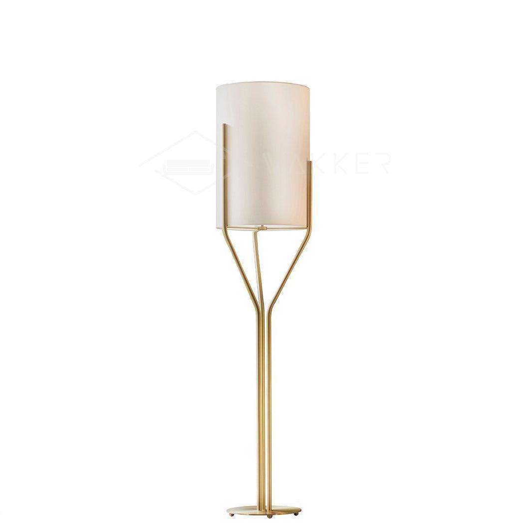 Aureina Glam Brass Floor Lamp