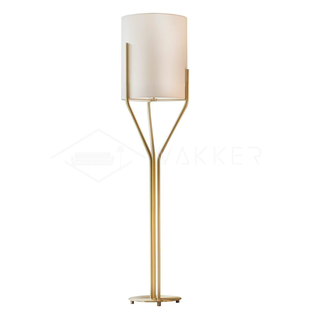 Aureina Glam Brass Floor Lamp