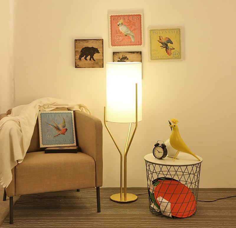 Aureina Glam Brass Floor Lamp