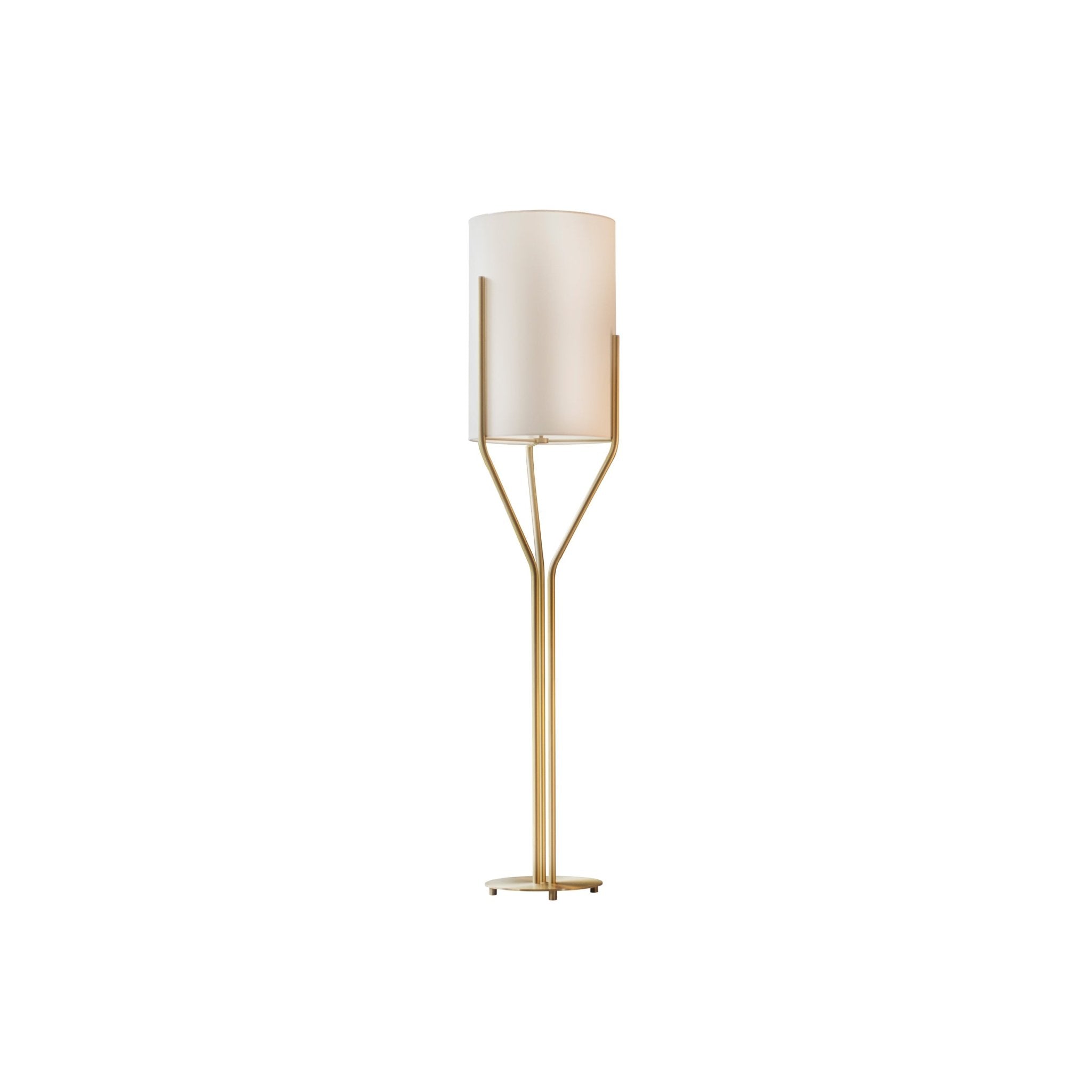 Aureina Glam Brass Floor Lamp