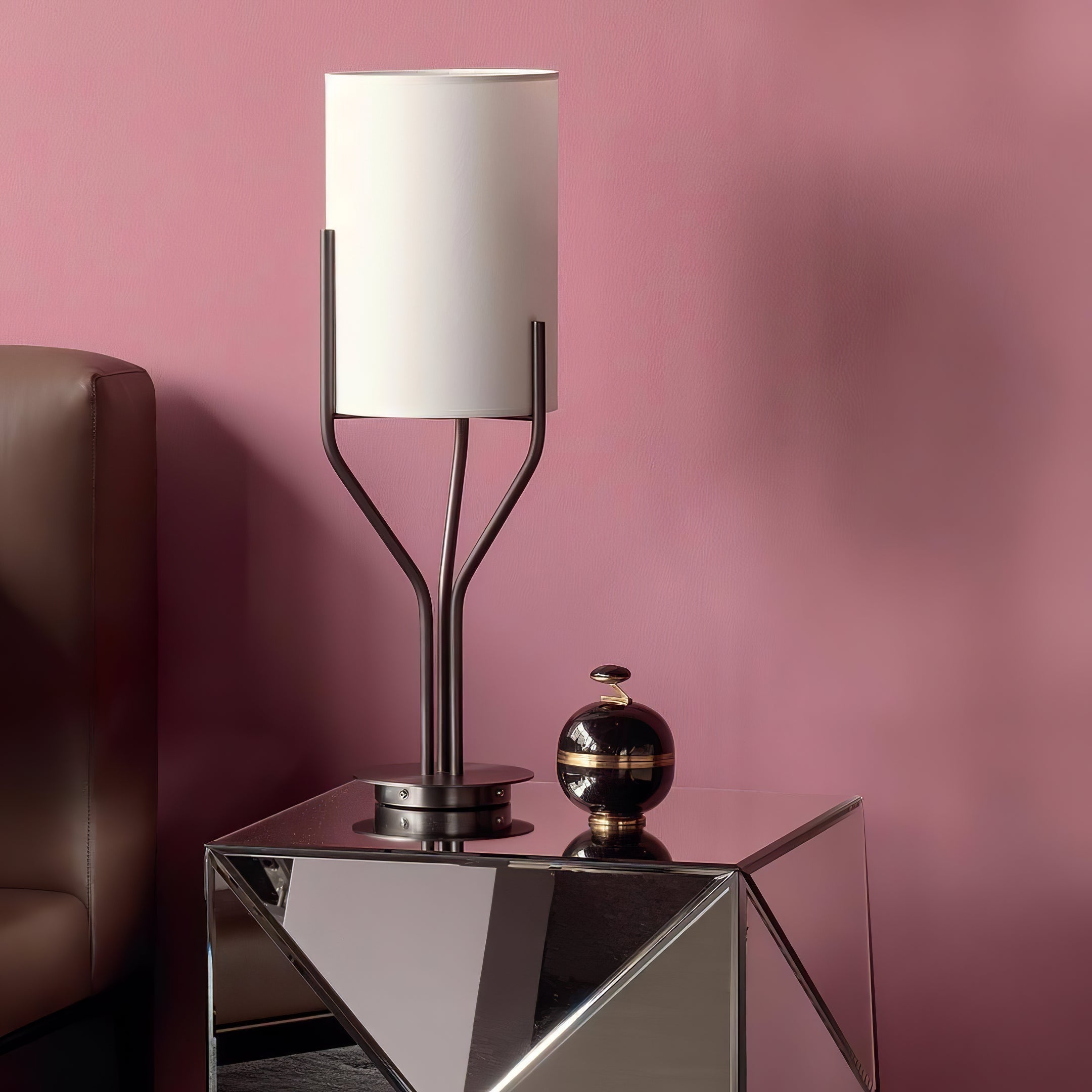 Aureina Glam Brass Floor Lamp
