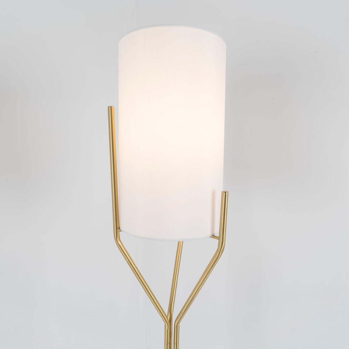 Aureina Glam Brass Floor Lamp