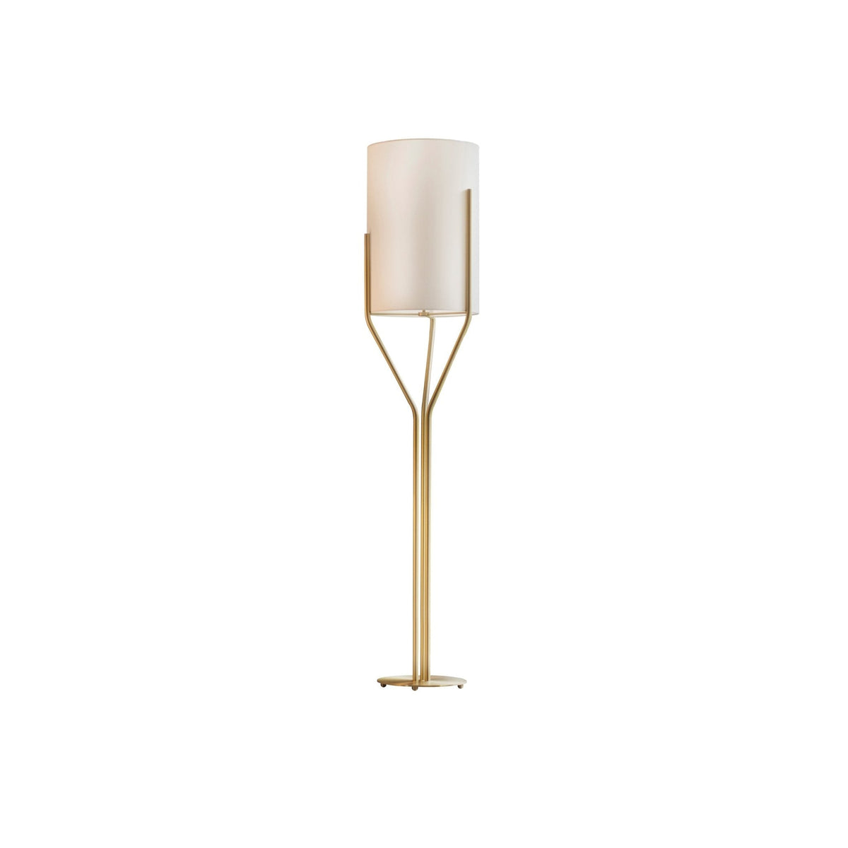 Aureina Glam Brass Floor Lamp