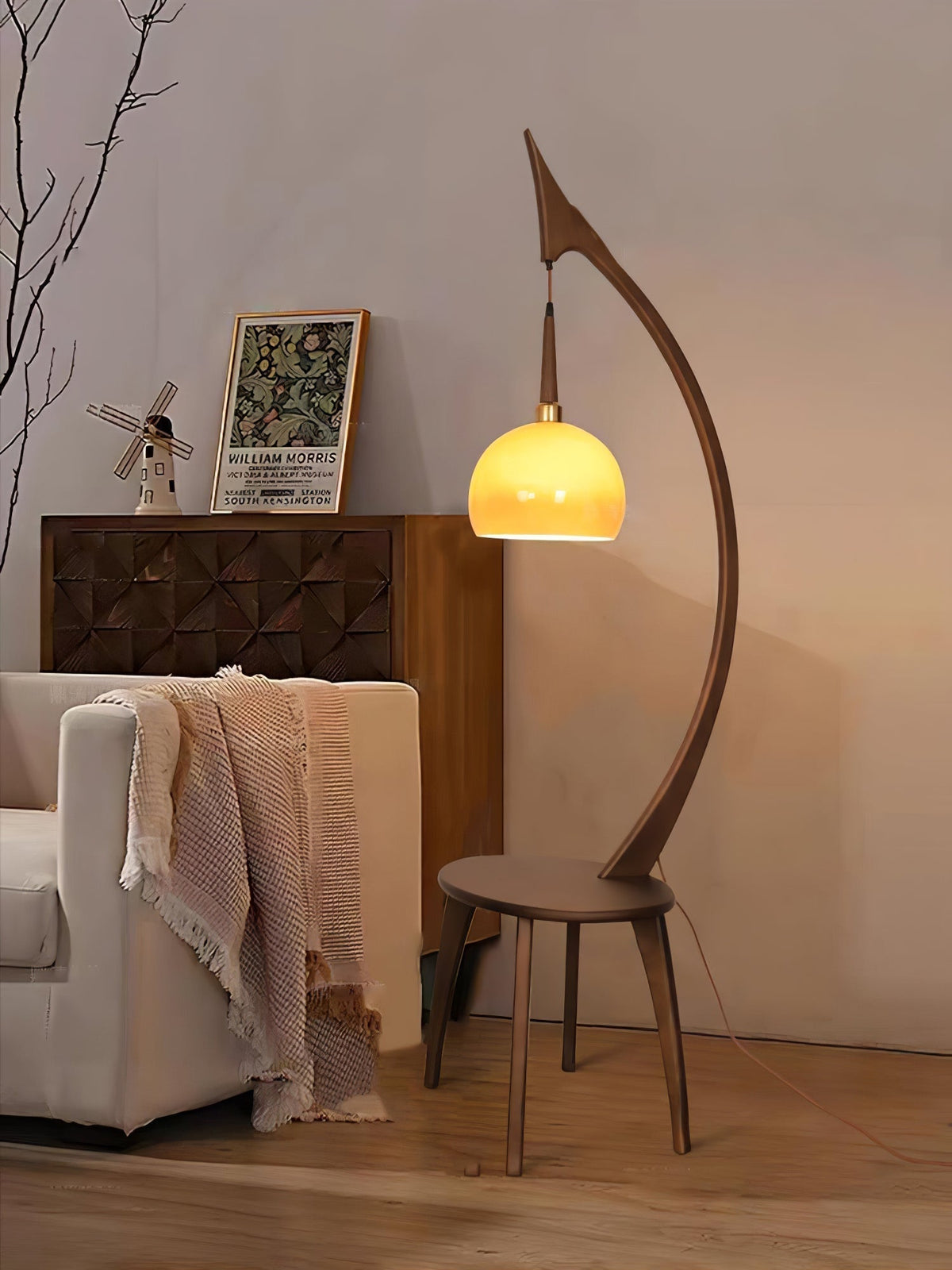 Arco Arc Curve Floor Lamp