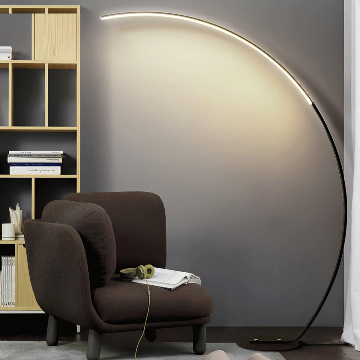 Zophaor Mid-Century Glass & Brass Wall Light