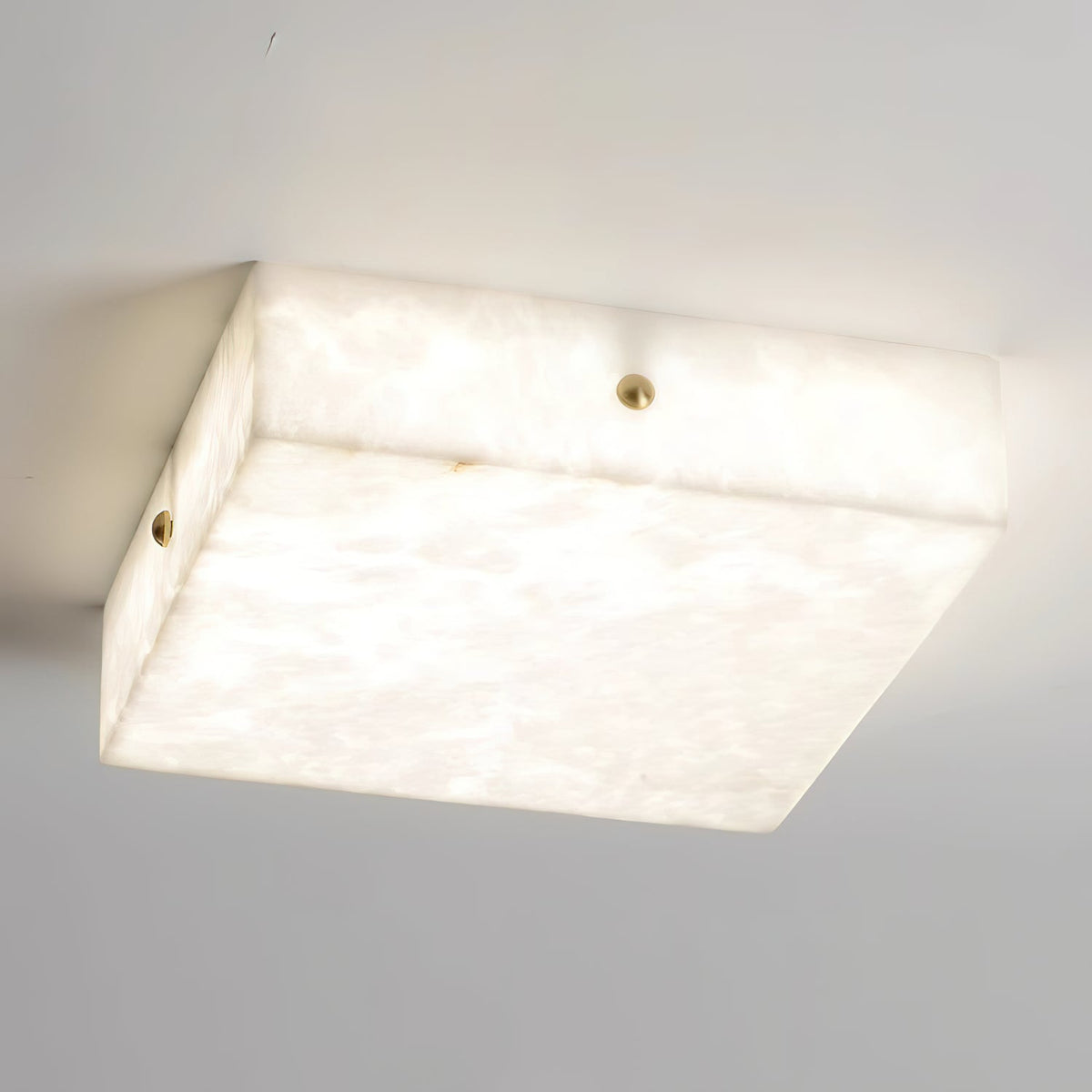 Rauduvys Modern Minimalist Alabaster Ceiling Light