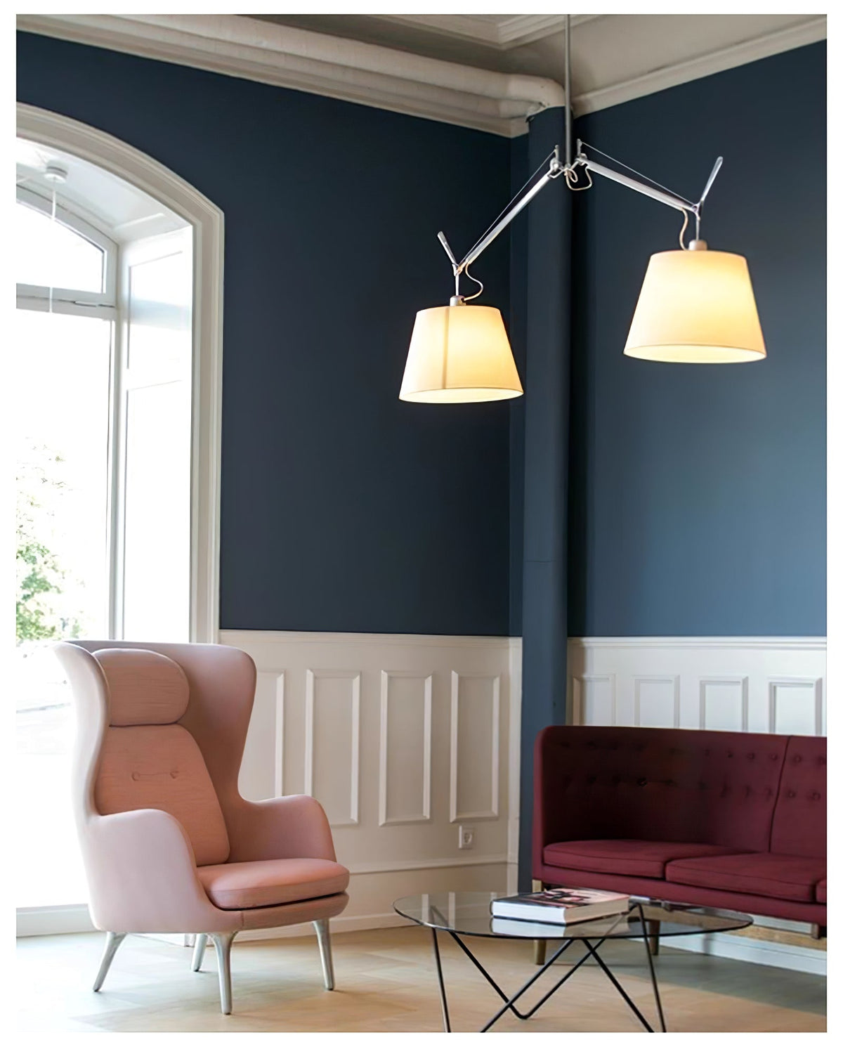 Evmirion Premium Elegance Shade Fabric Pendant Lamp