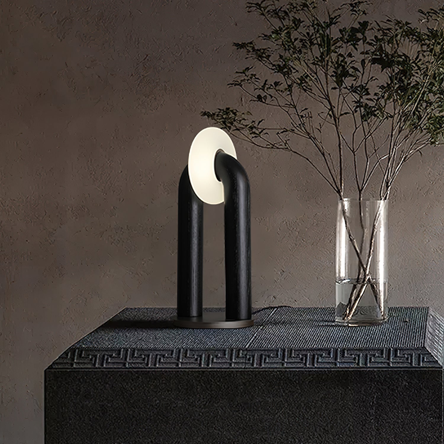 Raelix Wood Vintage Table Lamp