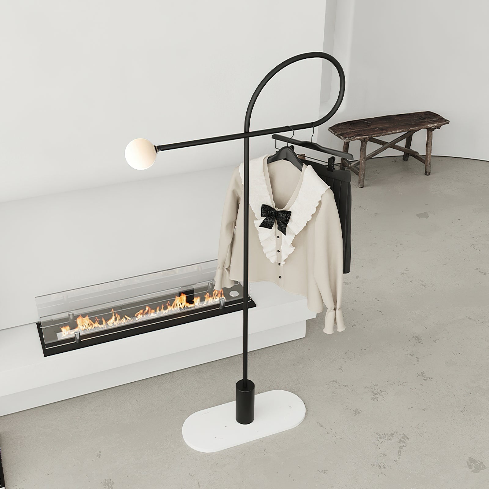Zanoril Sculptural Floor Lamp