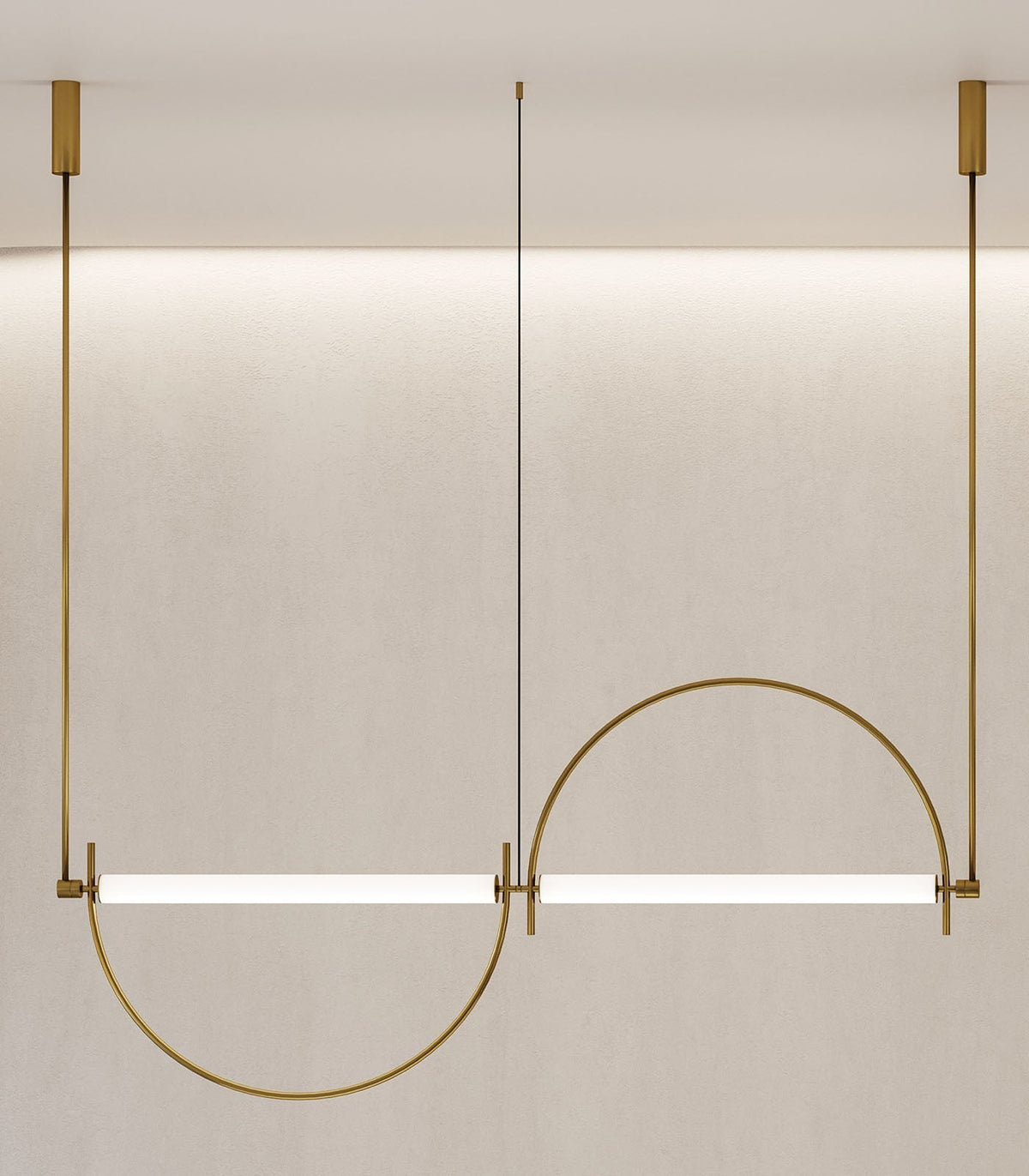 Arched Linear Led Chandelier