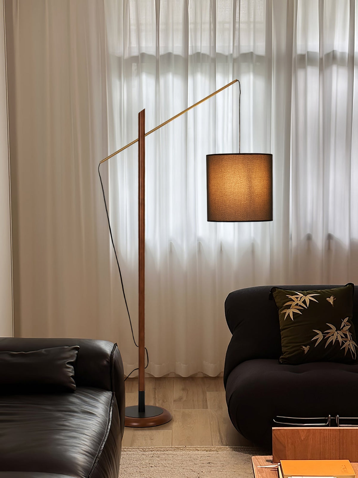 Nyvariol Minimalist Wood Floor Lamp