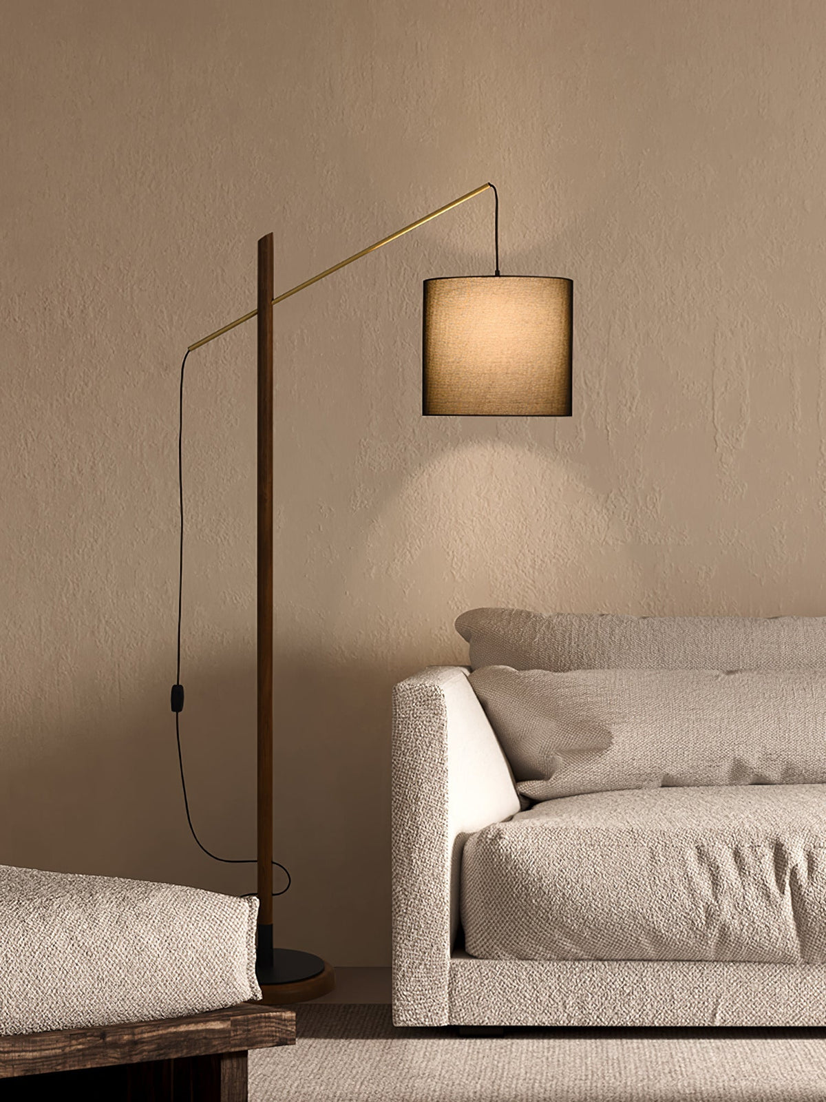 Nyvariol Minimalist Wood Floor Lamp